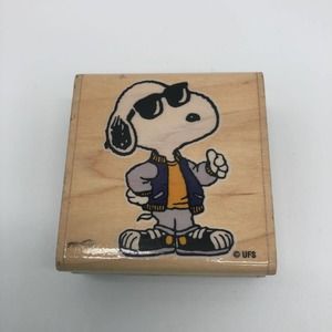 Snoopy Rubber Stamp Stampabilities Joe Cool Snoopy F1078